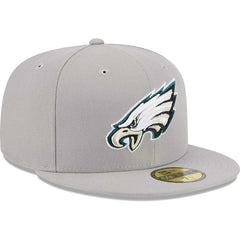 Philadelphia Eagles New Era Omaha 59FIFTY Fitted Hat Gray | NFL