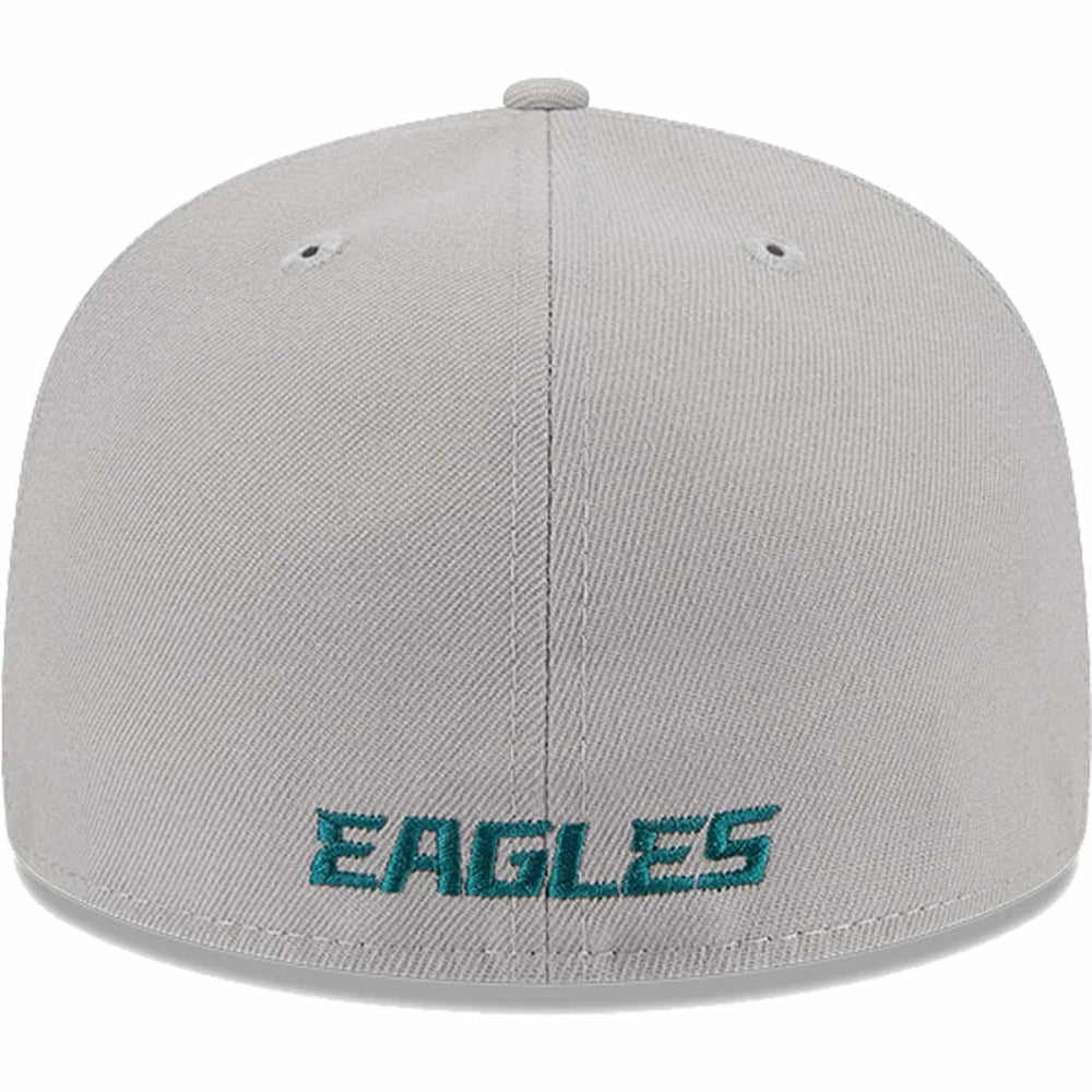 Philadelphia Eagles New Era Omaha 59FIFTY Fitted Hat Gray | NFL
