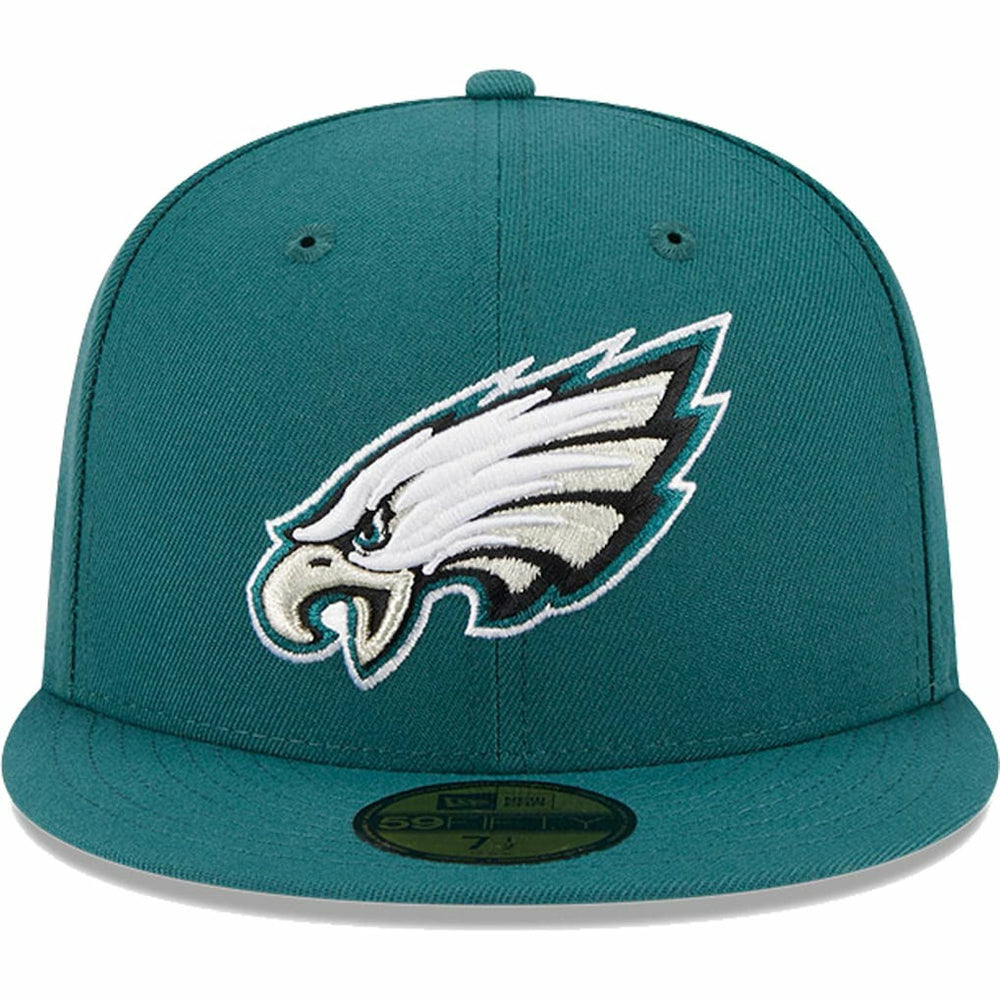 Philadelphia Eagles New Era Omaha 59FIFTY Fitted Hat Midnight Green | NFL