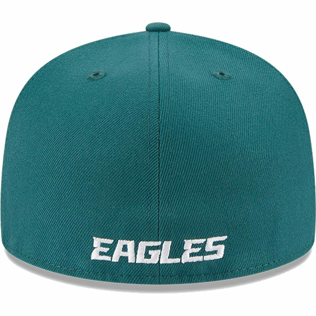 Philadelphia Eagles New Era Omaha 59FIFTY Fitted Hat Midnight Green | NFL