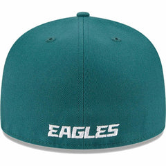 Philadelphia Eagles New Era Omaha 59FIFTY Fitted Hat Midnight Green | NFL