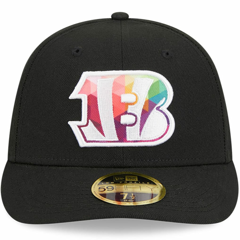 Cincinnati Bengals New Era 2023 NFL Crucial Catch Low Profile 59FIFTY Fitted Hat Black | NFL