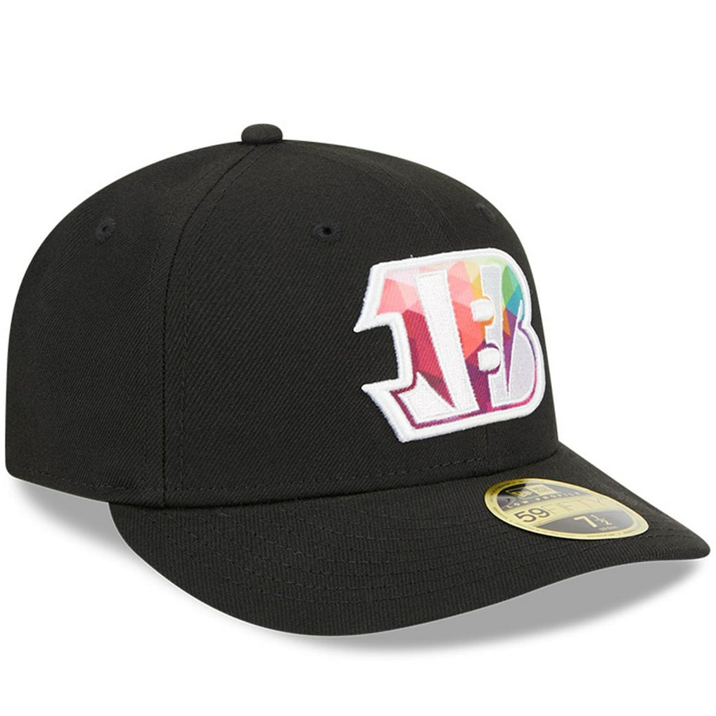 Cincinnati Bengals New Era 2023 NFL Crucial Catch Low Profile 59FIFTY Fitted Hat Black | NFL
