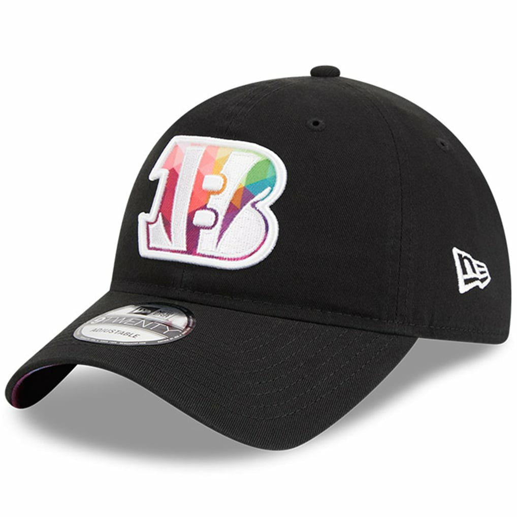 Cincinnati Bengals New Era 2023 NFL Crucial Catch 9TWENTY Adjustable Hat Black | NFL