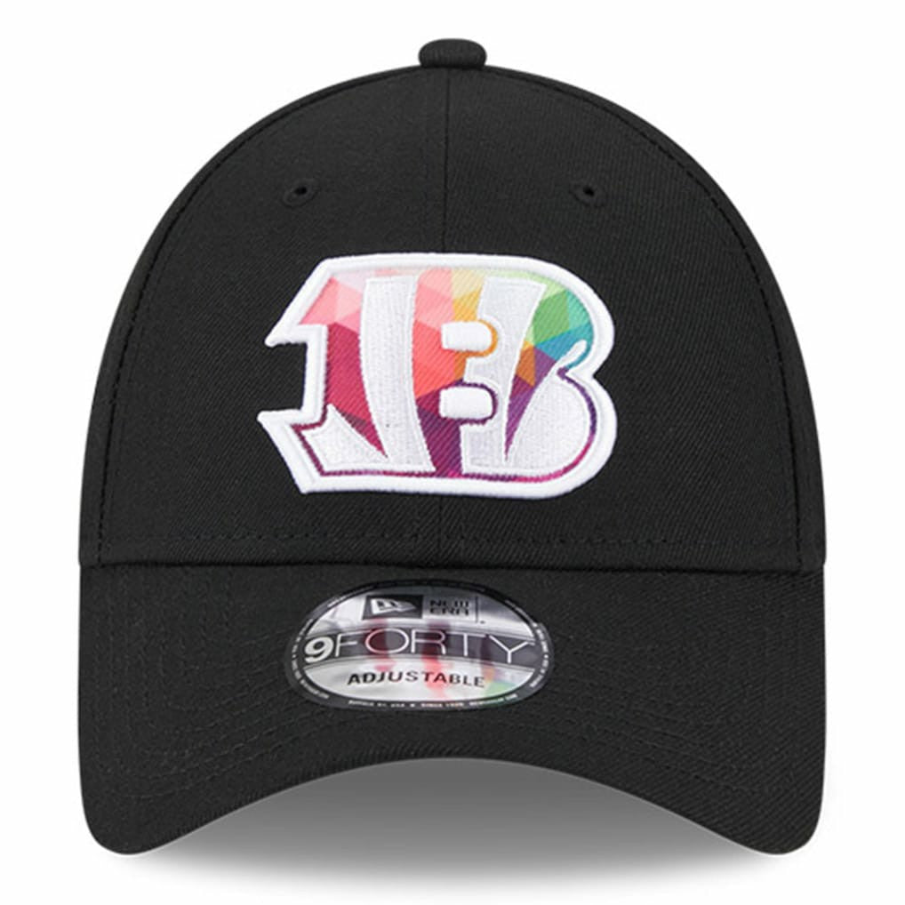 Cincinnati Bengals New Era 2023 NFL Crucial Catch 9FORTY Adjustable Hat Black | NFL