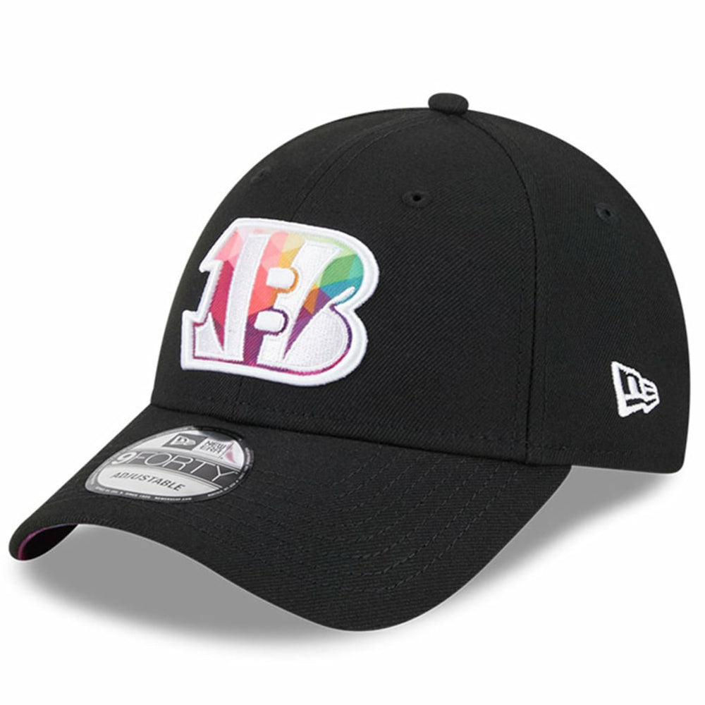 Cincinnati Bengals New Era 2023 NFL Crucial Catch 9FORTY Adjustable Hat Black | NFL