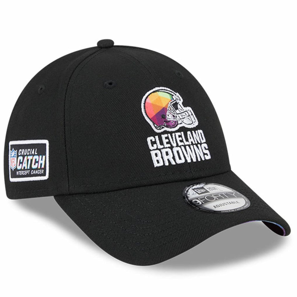 Cleveland Browns New Era 2023 NFL Crucial Catch 9FORTY Adjustable Hat Black | NFL