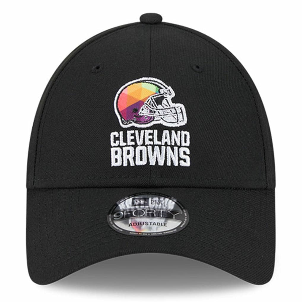 Cleveland Browns New Era 2023 NFL Crucial Catch 9FORTY Adjustable Hat Black | NFL