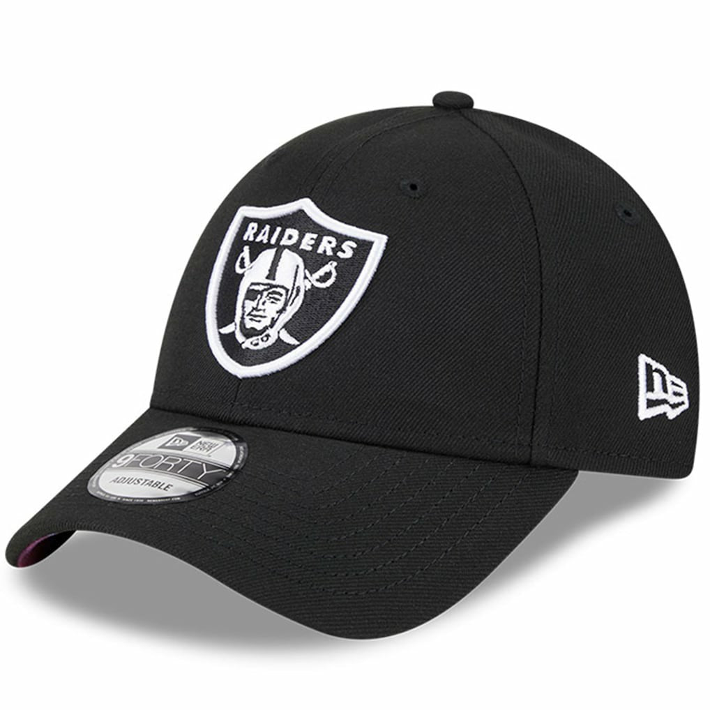 Las Vegas Raiders New Era 2023 NFL Crucial Catch 9FORTY Adjustable Hat Black | NFL