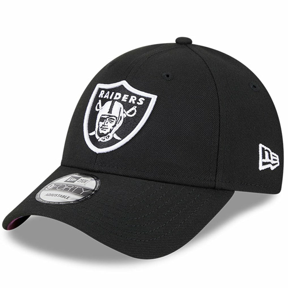 Las Vegas Raiders New Era 2023 NFL Crucial Catch 9FORTY Adjustable Hat Black | NFL