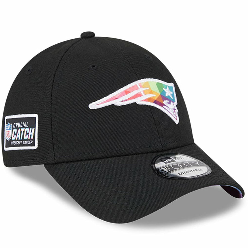 New England Patriots New Era 2023 NFL Crucial Catch 9FORTY Adjustable Hat Black | NFL