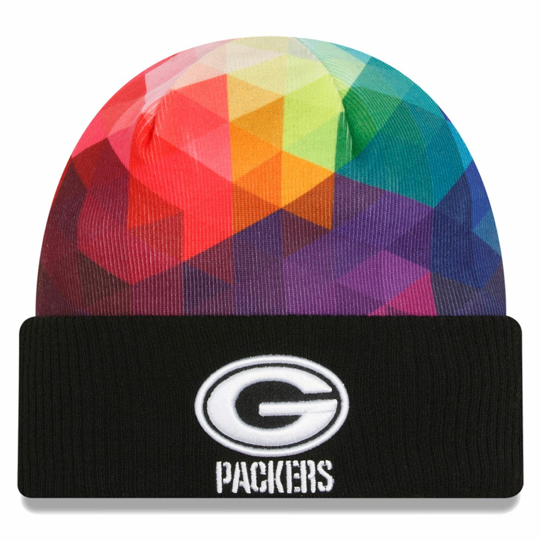 Green Bay Packers New Era 2023 NFL Crucial Catch Cuffed Knit Hat Black | NFL