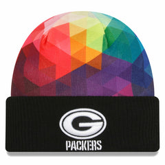 Green Bay Packers New Era 2023 NFL Crucial Catch Cuffed Knit Hat Black | NFL