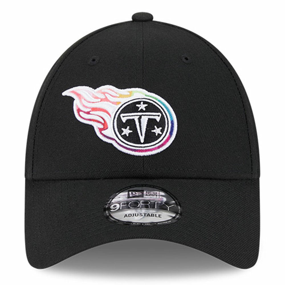 Tennessee Titans New Era 2023 NFL Crucial Catch 9FORTY Adjustable Hat Black | NFL