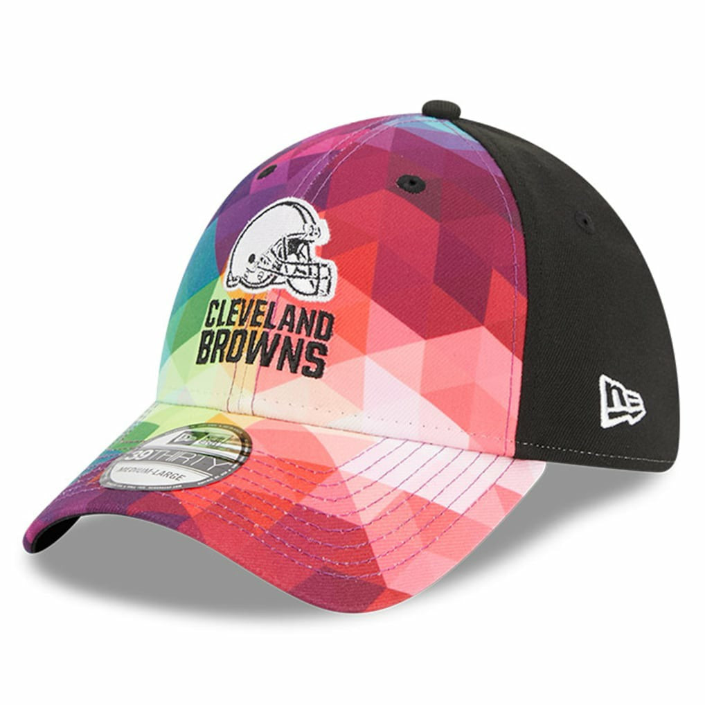 Cleveland Browns New Era 2023 NFL Crucial Catch 39THIRTY Flex Hat Pink | NFL