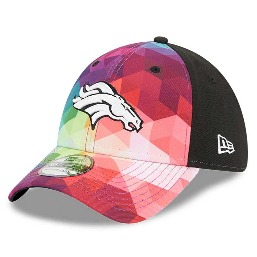Denver Broncos New Era 2023 NFL Crucial Catch 39THIRTY Flex Hat Pink | NFL