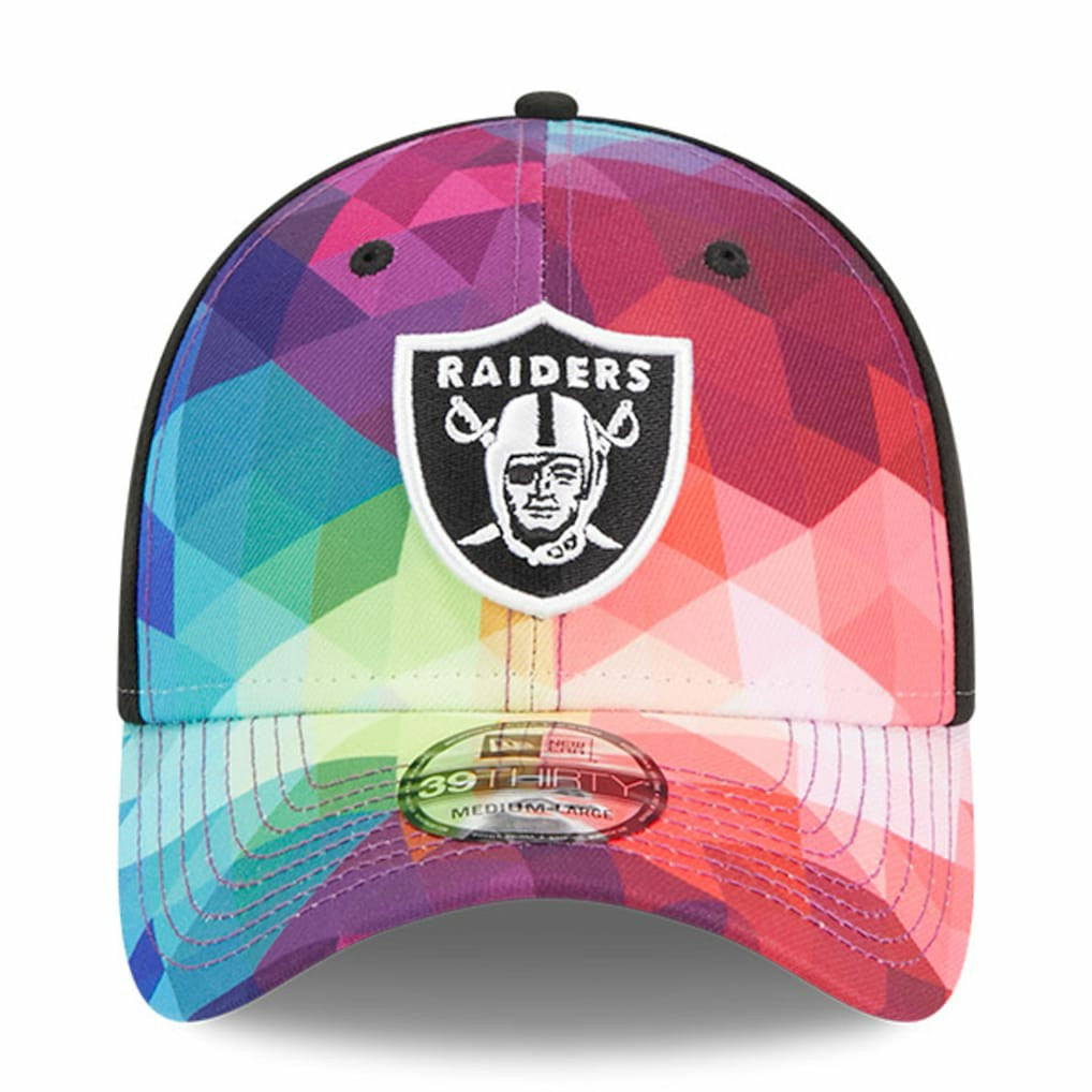 Las Vegas Raiders New Era 2023 NFL Crucial Catch 39THIRTY Flex Hat Pink | NFL
