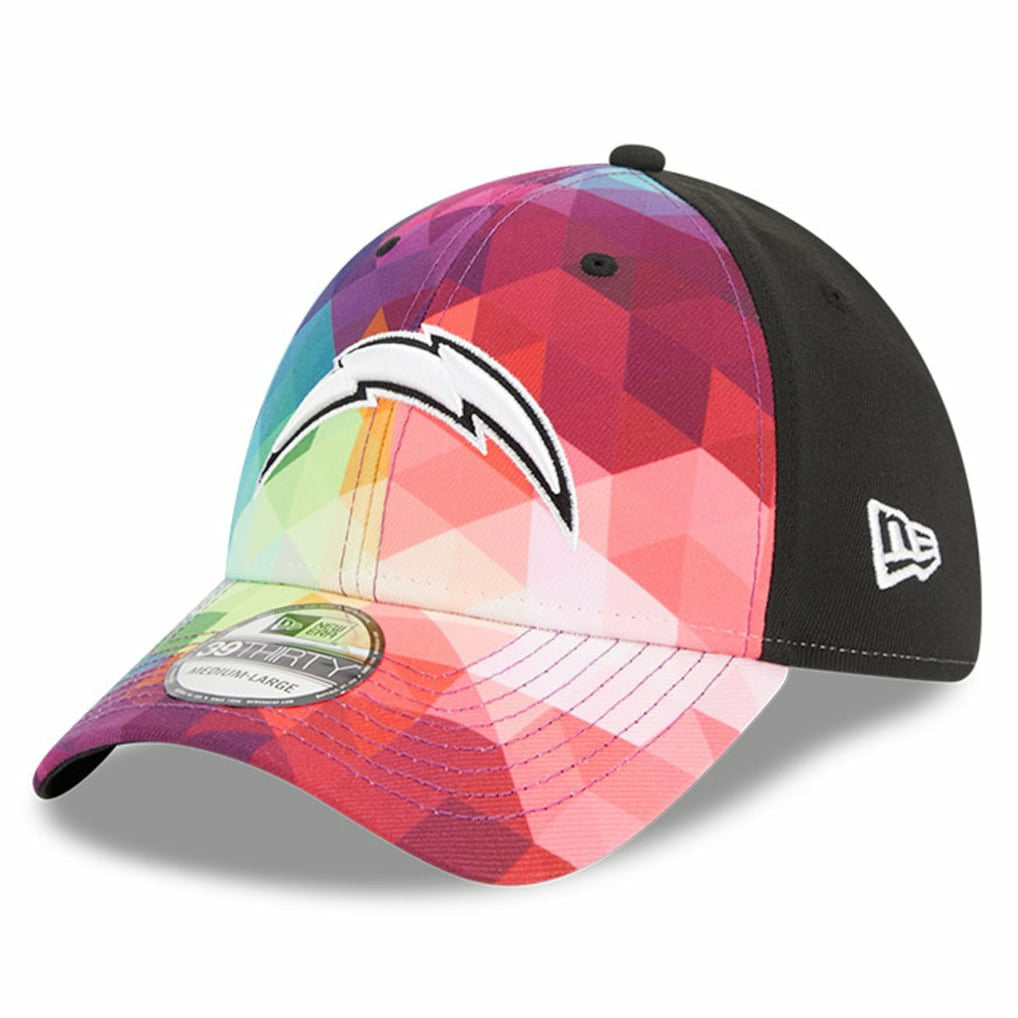 Los Angeles Chargers New Era 2023 NFL Crucial Catch 39THIRTY Flex Hat Pink | NFL