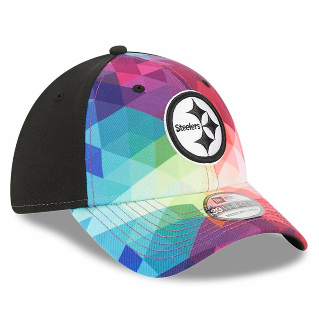 Pittsburgh Steelers New Era 2023 NFL Crucial Catch 39THIRTY Flex Hat Pink | NFL