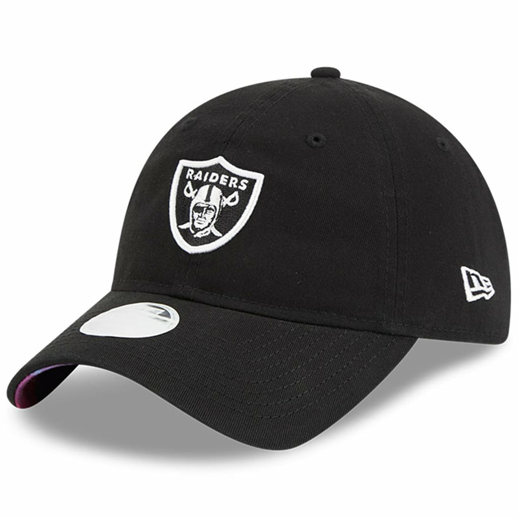 Las Vegas Raiders New Era Women's 2023 NFL Crucial Catch 9TWENTY Adjustable Hat Black | NFL