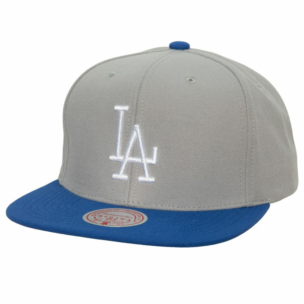 Los Angeles Dodgers Mitchell & Ness Cooperstown Collection Away Snapback Hat - MLB