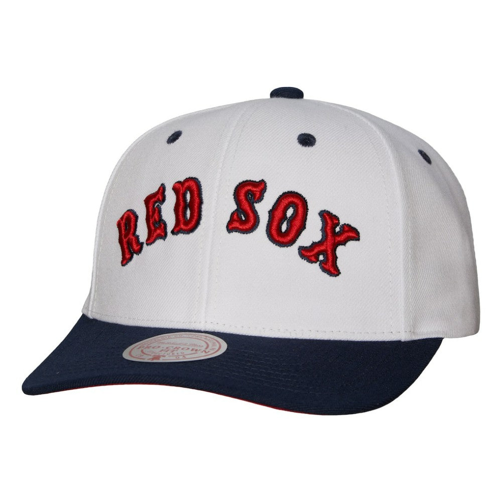 Boston Red Sox Mitchell & Ness Cooperstown Collection Pro Crown Snapback Hat - MLB