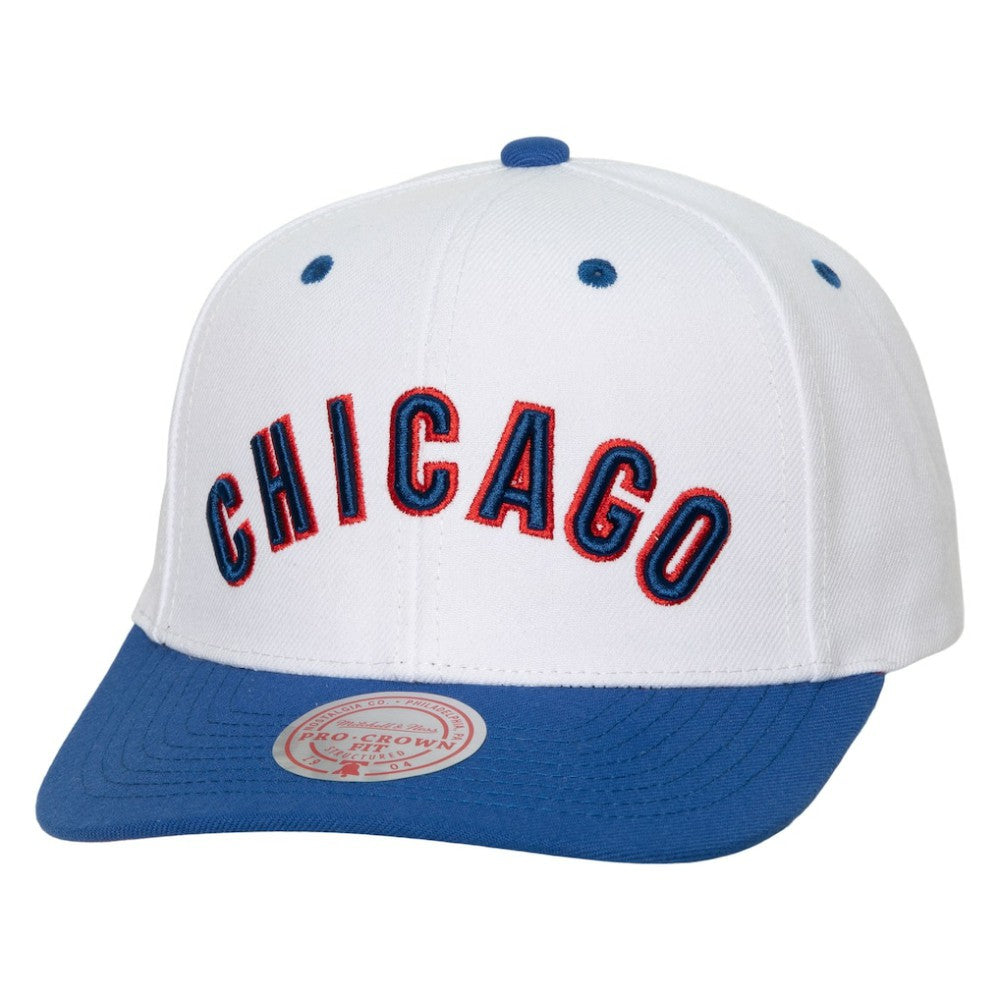 Chicago Cubs Mitchell & Ness Cooperstown Collection Pro Crown Snapback Hat - MLB