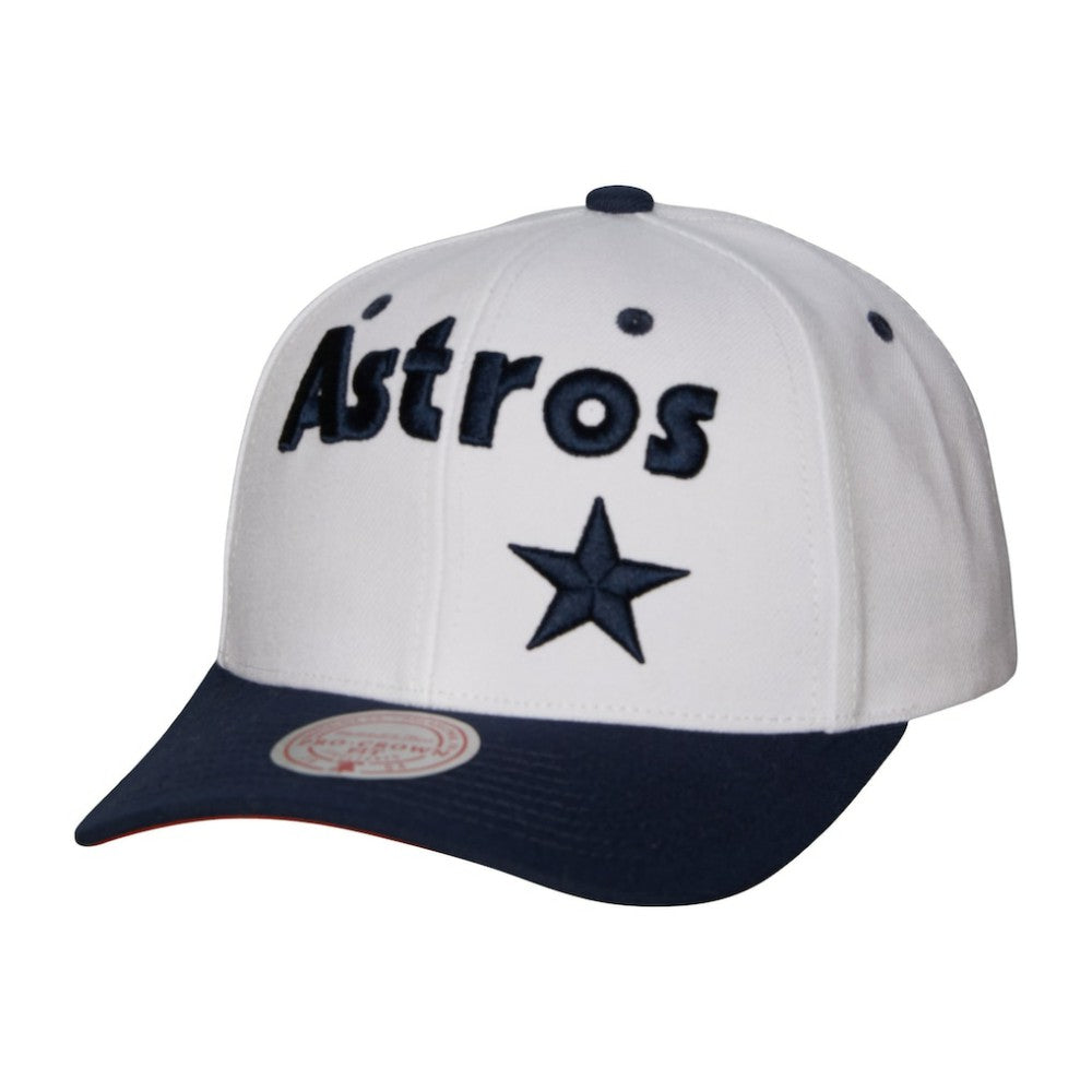 Houston Astros Mitchell & Ness Cooperstown Collection Pro Crown Snapback Hat - MLB