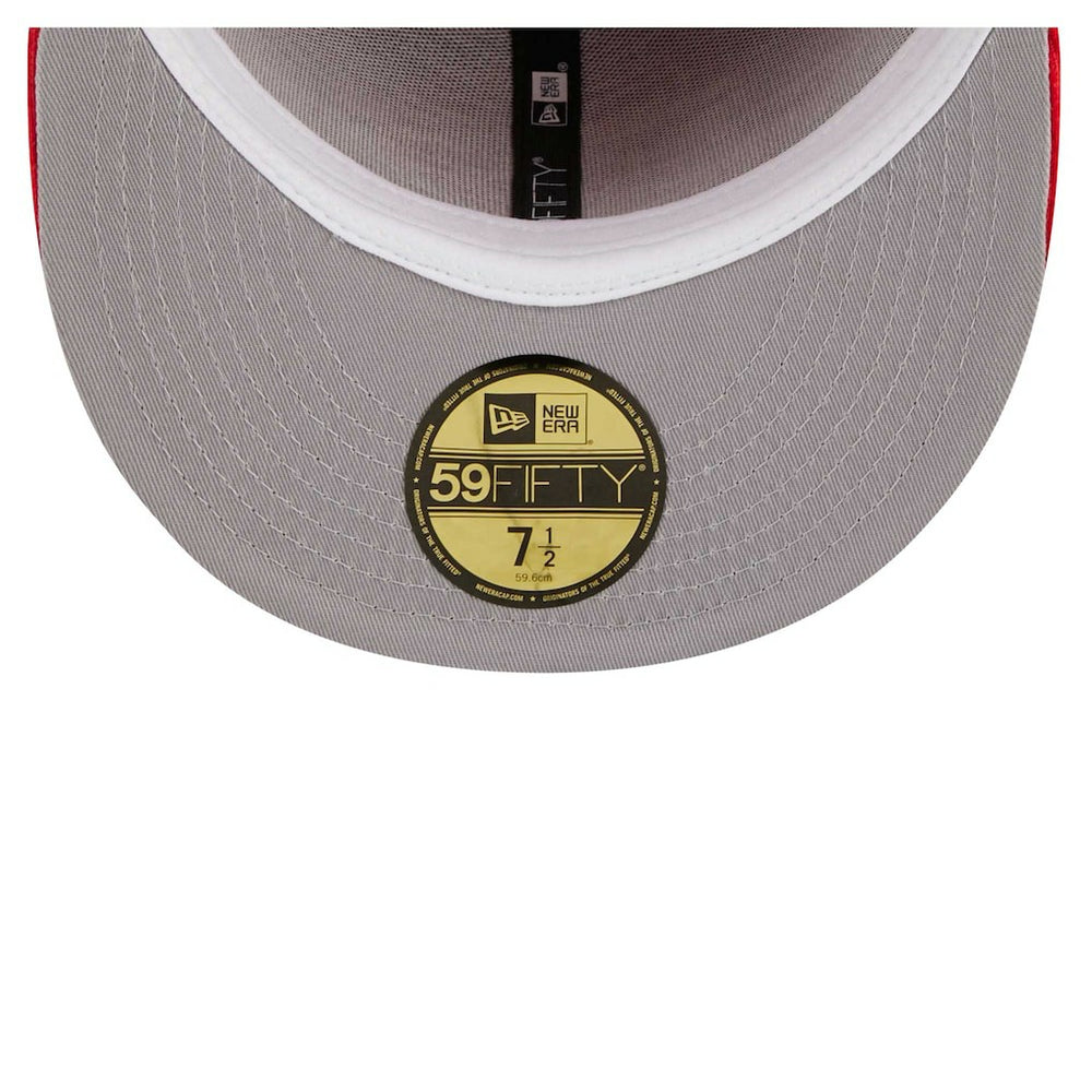 Kansas City Chiefs New Era Throwback Cord 59FIFTY Fitted Hat Red | NFL