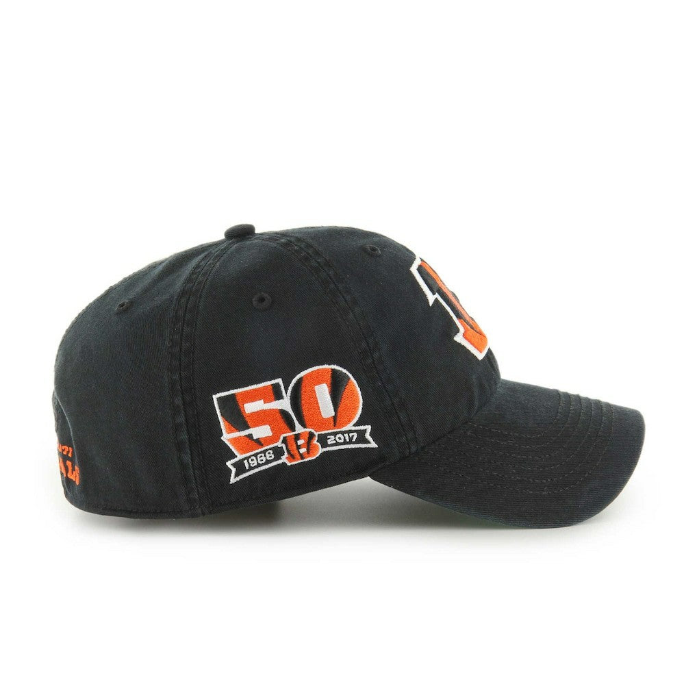 Cincinnati Bengals '47 Sure Shot Franchise Fitted Hat Black | 47 brand