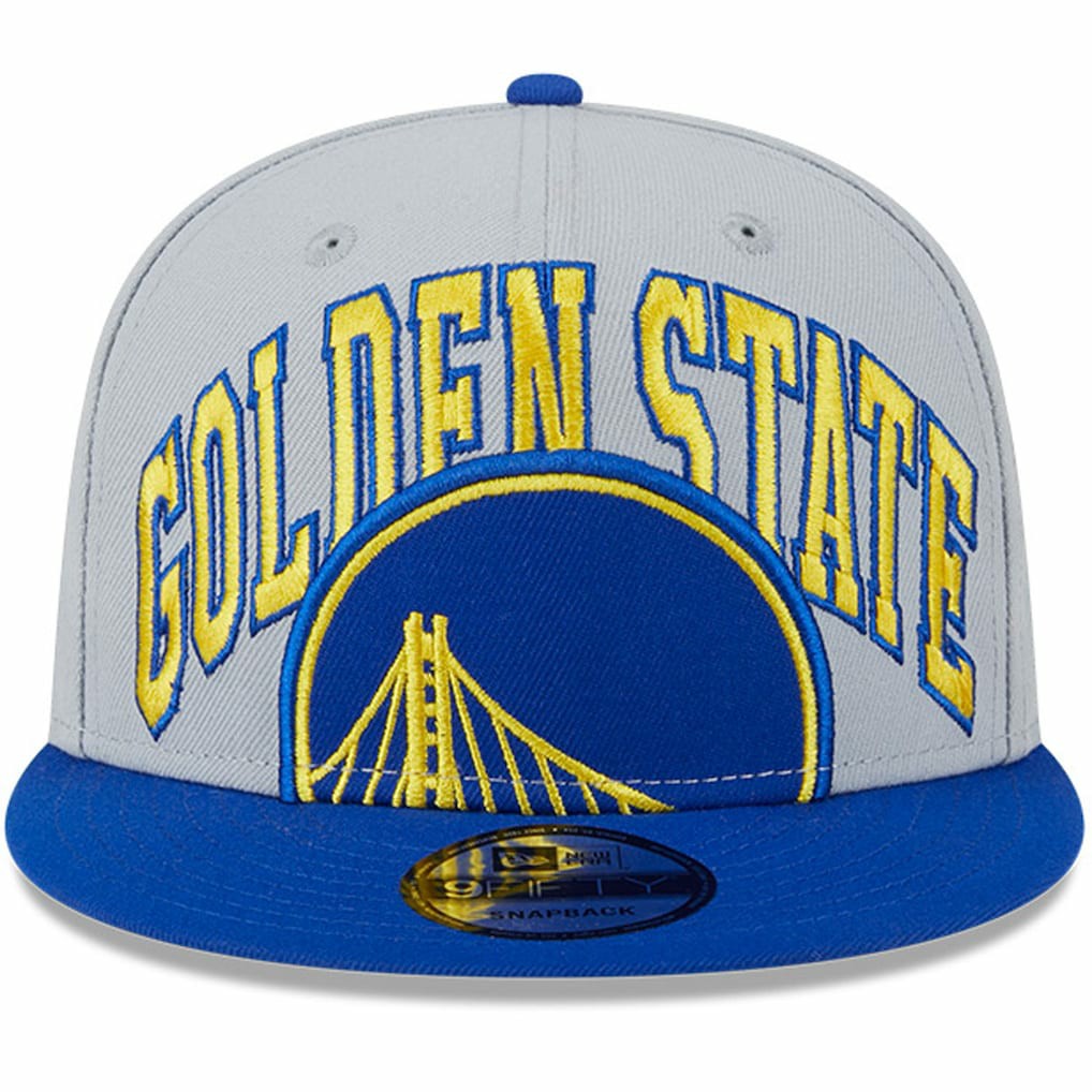 Golden State Warriors Tip-Off Two-Tone 9FIFTY Snapback Hat Gray/Royal - NBA