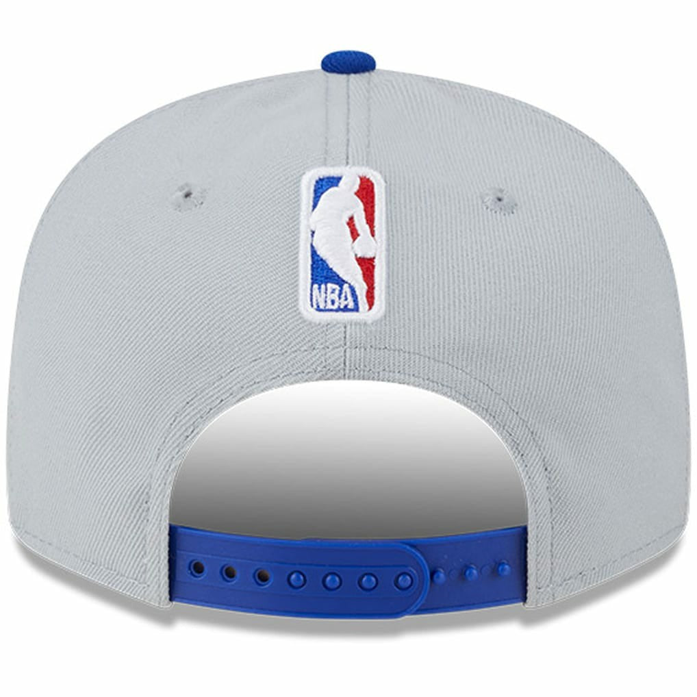 Philadelphia 76ers Tip-Off Two-Tone 9FIFTY Snapback Hat Gray/Royal - NBA