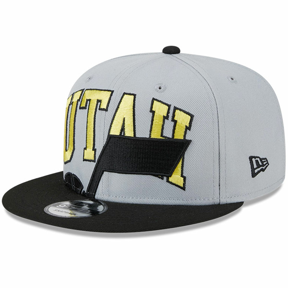 Utah Jazz Tip-Off Two-Tone 9FIFTY Snapback Hat Gray/Black - NBA