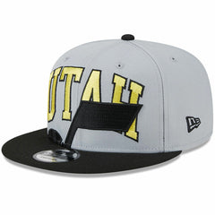 Utah Jazz Tip-Off Two-Tone 9FIFTY Snapback Hat Gray/Black - NBA