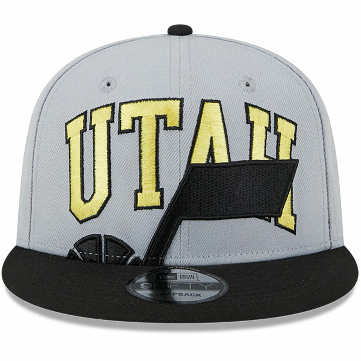 Utah Jazz Tip-Off Two-Tone 9FIFTY Snapback Hat Gray/Black - NBA