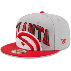 Atlanta Hawks Tip-Off Two-Tone 59FIFTY Fitted Hat Gray/Red - NBA