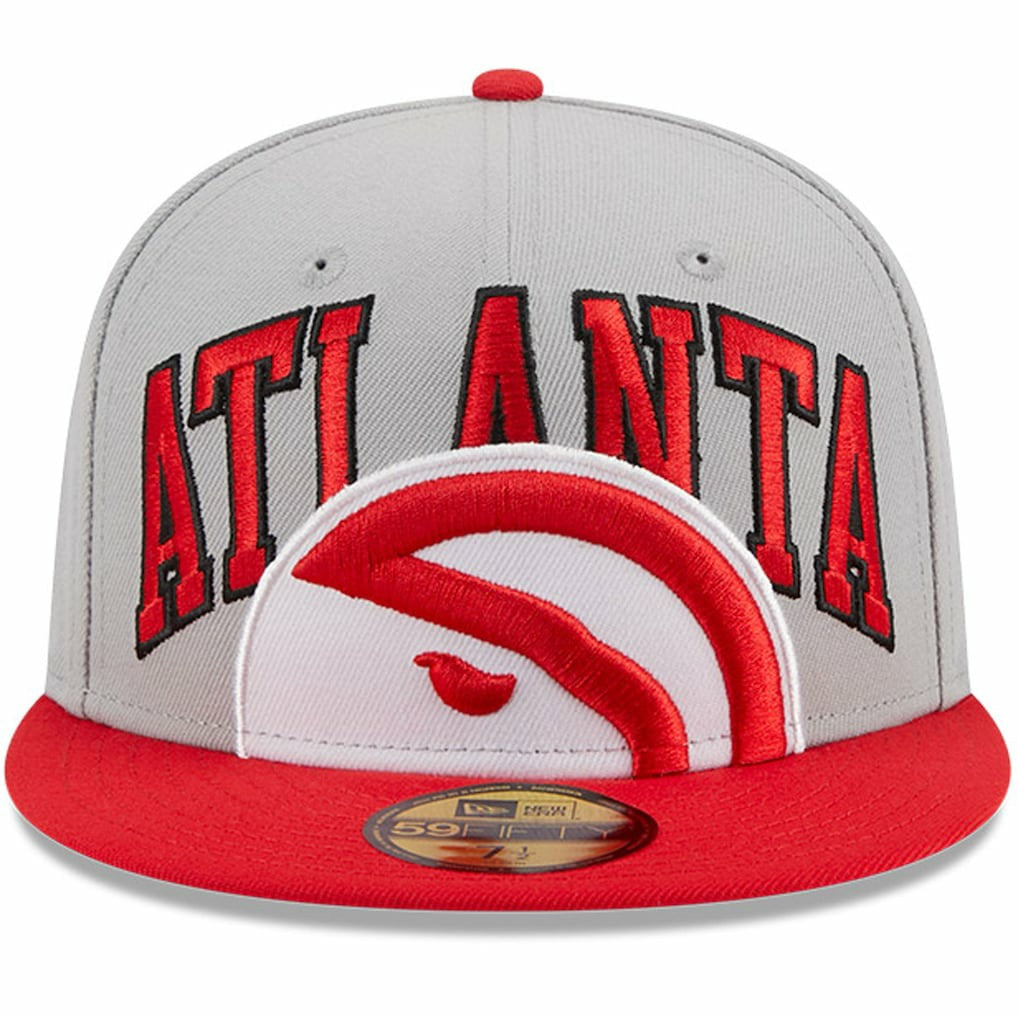 Atlanta Hawks Tip-Off Two-Tone 59FIFTY Fitted Hat Gray/Red - NBA