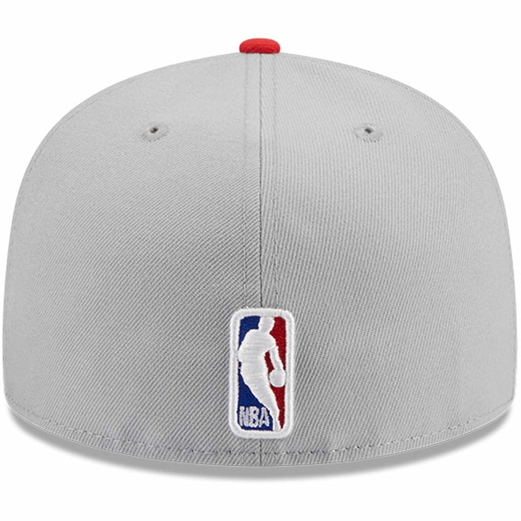 Atlanta Hawks Tip-Off Two-Tone 59FIFTY Fitted Hat Gray/Red - NBA