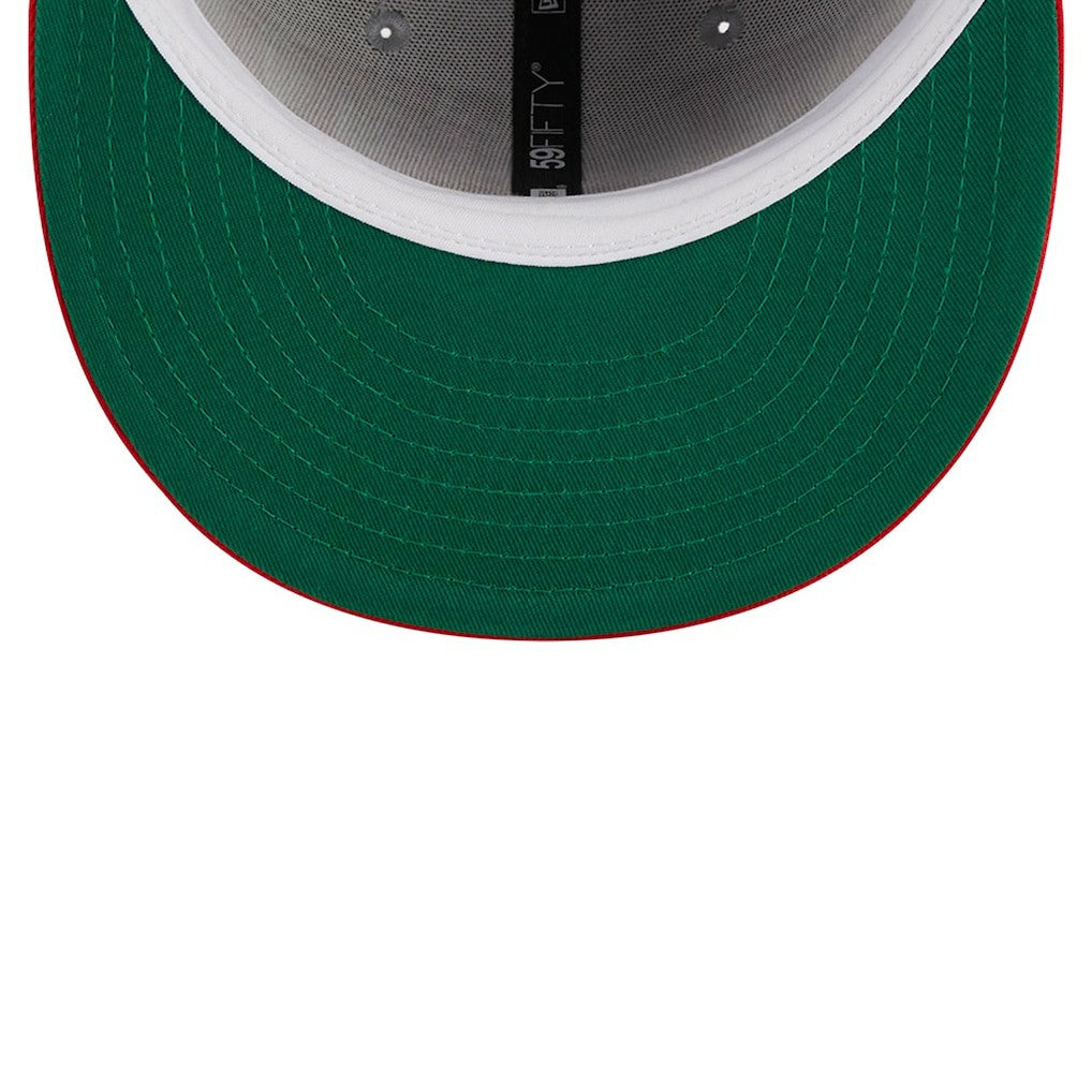 Atlanta Hawks Tip-Off Two-Tone 59FIFTY Fitted Hat Gray/Red - NBA