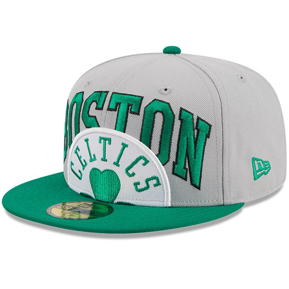 Boston Celtics Tip-Off Two-Tone 59FIFTY Fitted Hat Gray/Kelly Green - NBA