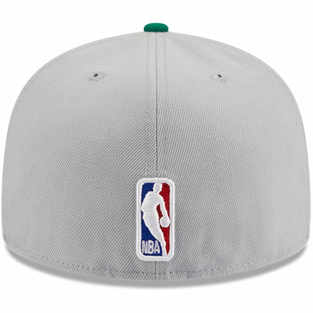 Boston Celtics Tip-Off Two-Tone 59FIFTY Fitted Hat Gray/Kelly Green - NBA
