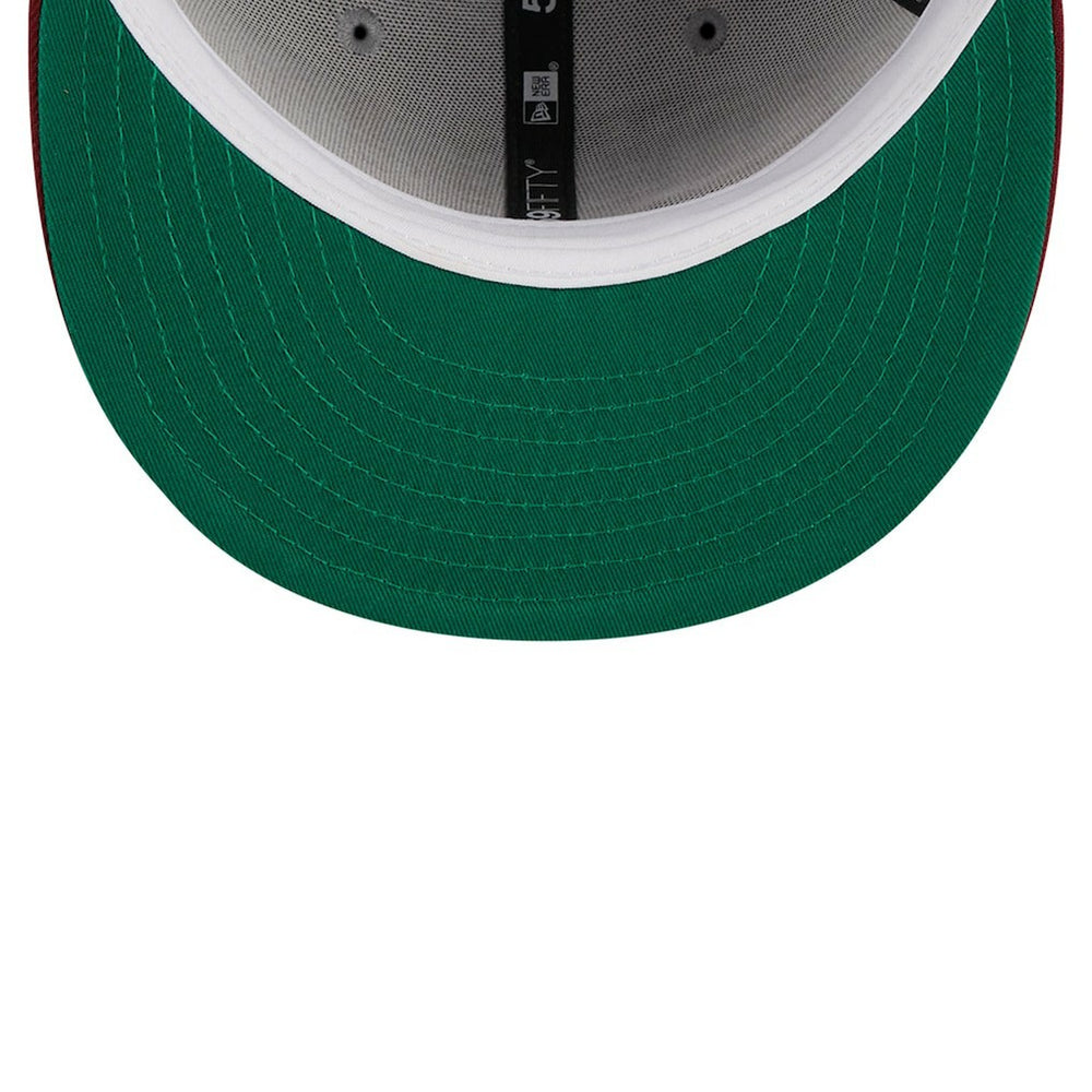 Cleveland Cavaliers Tip-Off Two-Tone 59FIFTY Fitted Hat Gray/Wine - NBA