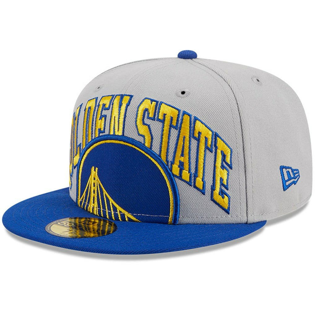 Golden State Warriors Tip-Off Two-Tone 59FIFTY Fitted Hat Gray/Royal - NBA