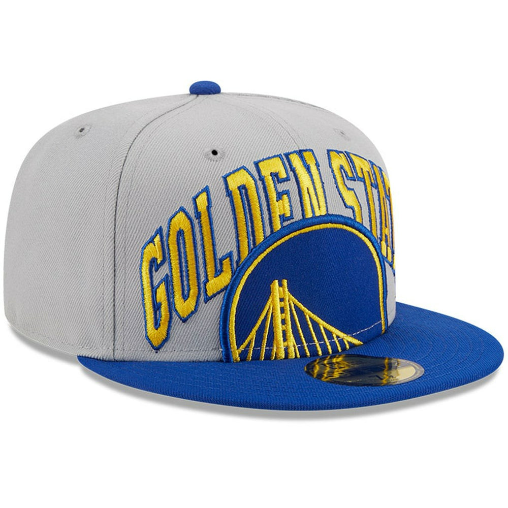 Golden State Warriors Tip-Off Two-Tone 59FIFTY Fitted Hat Gray/Royal - NBA