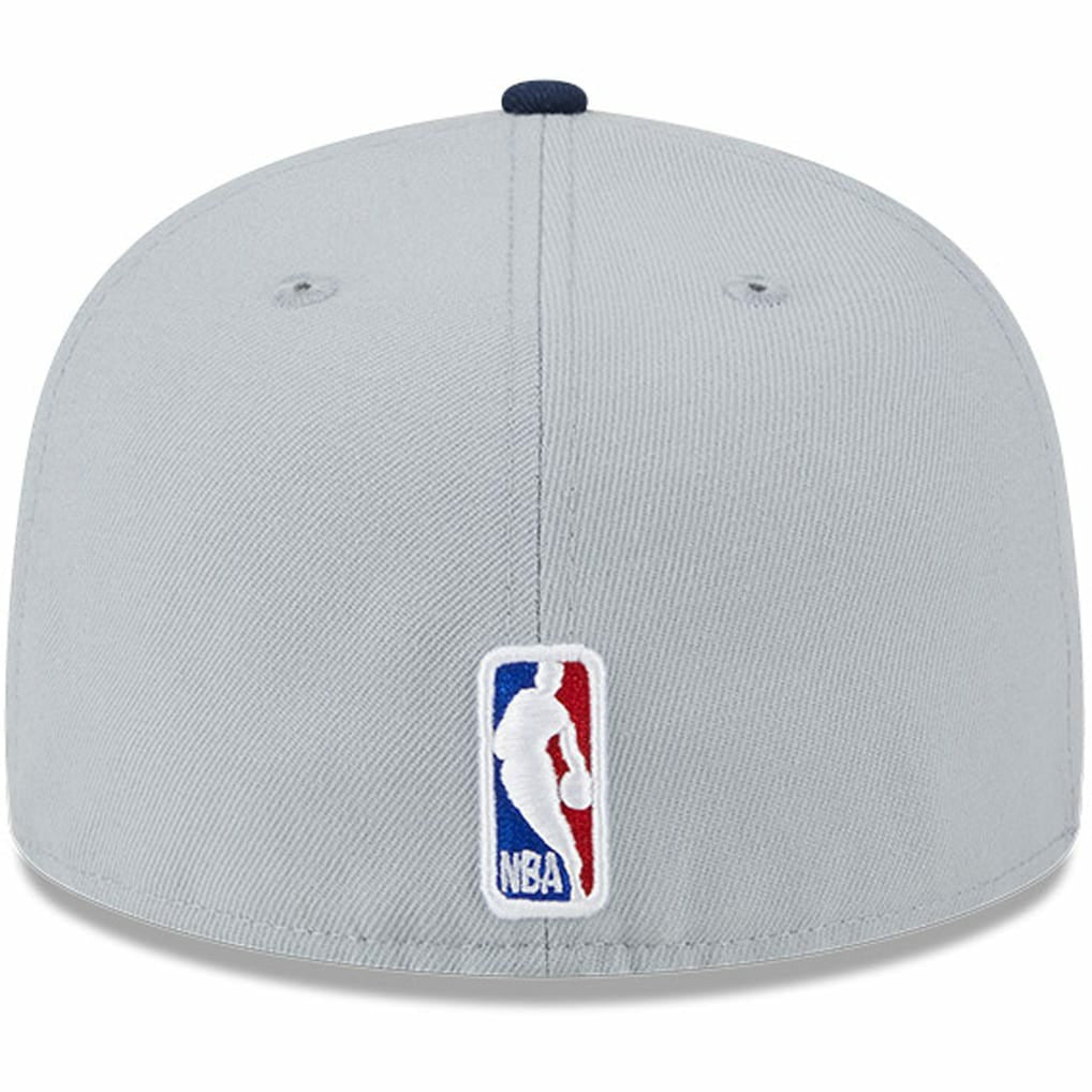 New Orleans Pelicans Tip-Off Two-Tone 59FIFTY Fitted Hat Gray/Navy - NBA