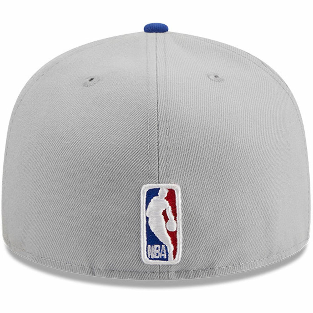 New York Knicks Tip-Off Two-Tone 59FIFTY Fitted Hat Gray/Blue - NBA