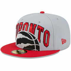 Toronto Raptors Tip-Off Two-Tone 59FIFTY Fitted Hat Gray/Red - NBA