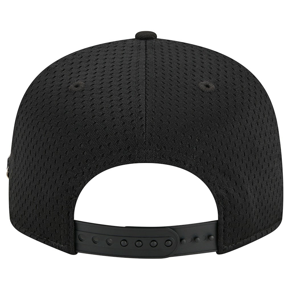 Chicago Bulls Post-Up Pin Mesh 9FIFTY Snapback Hat Black - NBA