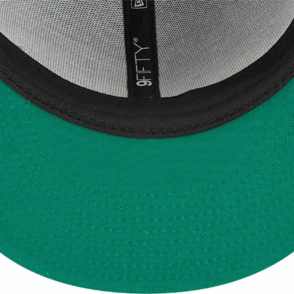 Golden State Warriors Post-Up Pin Mesh 9FIFTY Snapback Hat Black - NBA