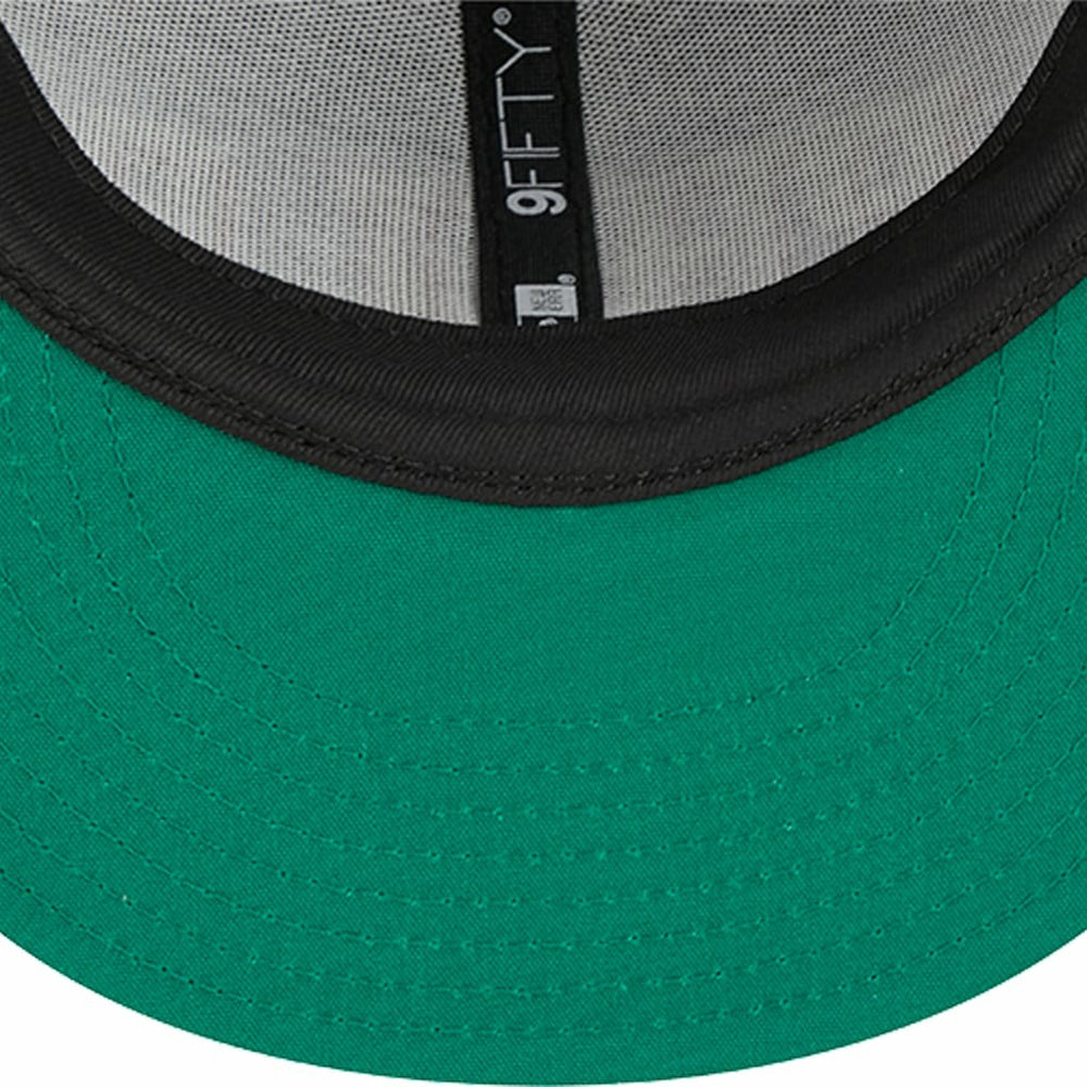 Philadelphia 76ers Post-Up Pin Mesh 9FIFTY Snapback Hat Black - NBA